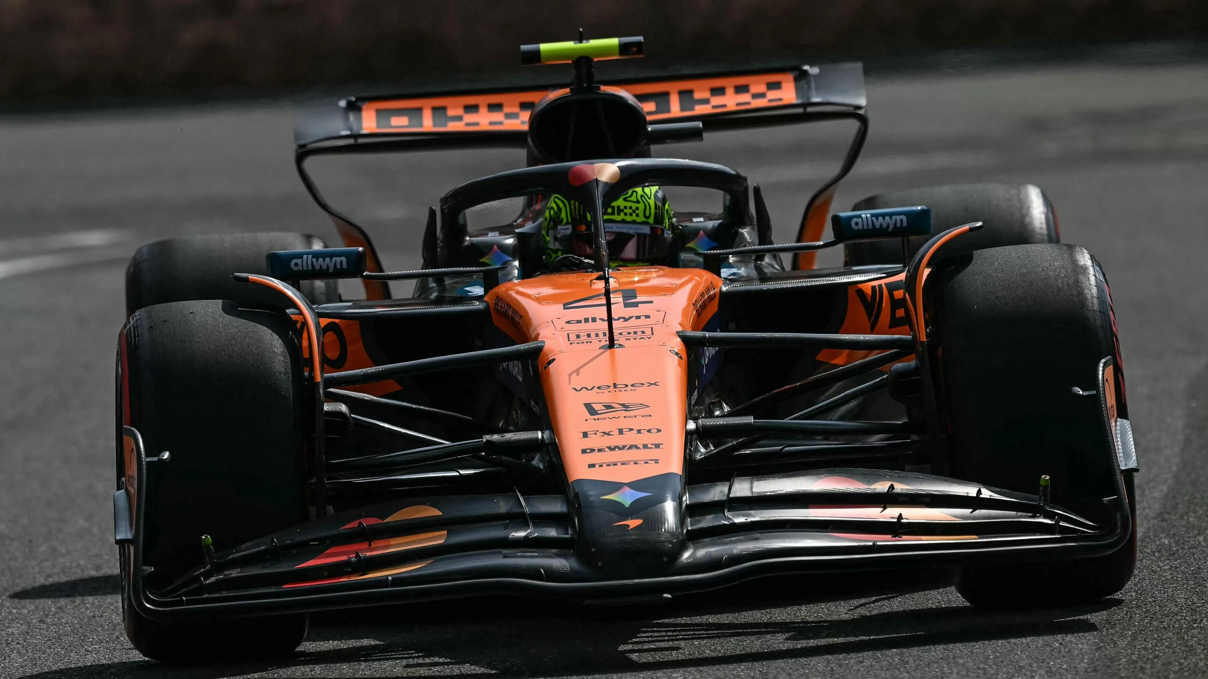 Lando Norris Edges Out Oscar Piastri in Azerbaijan First Practice